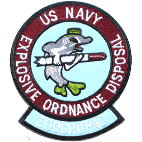 USN-EOD - Military Patches and Pins