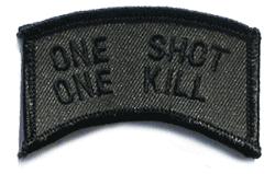 One Shot One Kill Sub&#39;d. - Military Patches and Pins
