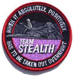 Team Stealth - Military Patches and Pins