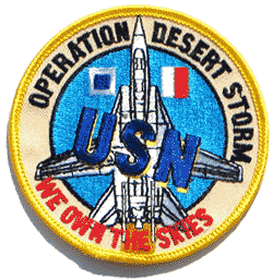 USN We Own The Skies - Military Patches and Pins