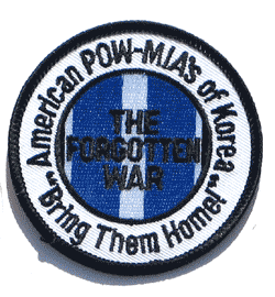 The Forgotten War/POW-MIA - Military Patches and Pins