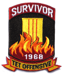 Survivor TET Offensive - Military Patches and Pins