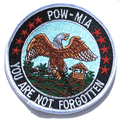 POW-MIA You Are Not Forgotten - Military Patches and Pins