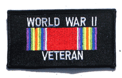 WWII Veteran - Military Patches and Pins