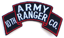 10th Army Ranger - Military Patches and Pins