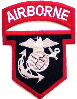 USMC Airborne w/Tab - Military Patches and Pins