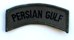 Persian Gulf Tab Sub'd. - Military Patches and Pins