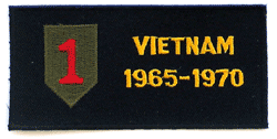 1st Division Vietnam - Military Patches and Pins