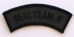 Seal Team 6 Tab Sub'd. - Military Patches and Pins