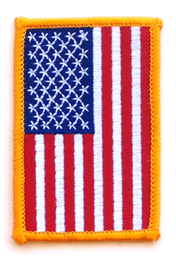 Reverse Field Flag - Military Patches and Pins