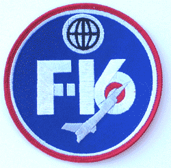 F-16 Globe - Military Patches and Pins