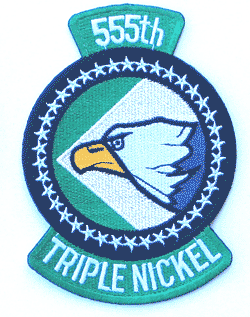 555th TFS Triple Nickel - Military Patches and Pins
