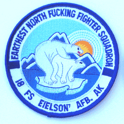 Farthest North Fighter Squadron - Military Patches and Pins