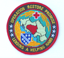 Operation Restore Promise 4" - Military Patches and Pins