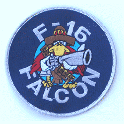 F-16 Falcon Bandito - Military Patches and Pins