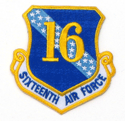 Sixteenth Air Force - Military Patches and Pins