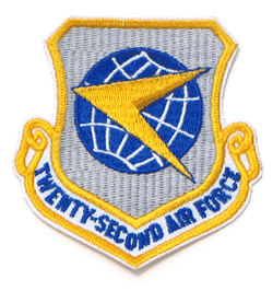 Twenty-Second Air Force - Military Patches and Pins