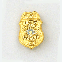 Phoenix P.L.E.A. Police Pin w/1 clutch - Military Patches and Pins