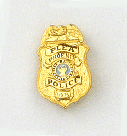 Phoenix P.L.E.A. Police Pin w/1 clutch - Military Patches and Pins