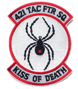 421st TFS/Kiss Of Death - Military Patches and Pins