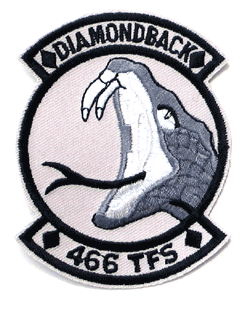 466th TFS Diamondback - Military Patches and Pins