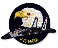 F-15 Eagle/Cap Size - Military Patches and Pins