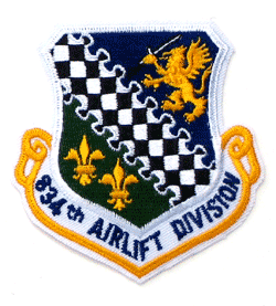834th Airlift Division - Military Patches and Pins