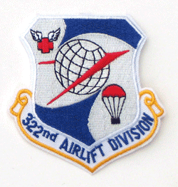 322nd Airlift Division - Military Patches and Pins