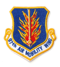 97th Air Mobility Wing - Military Patches and Pins