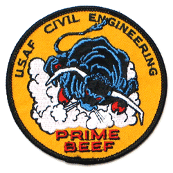 USAF Civil Engineering - Military Patches and Pins
