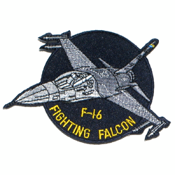 F-16 Fighting Falcon/Cap Size - Military Patches and Pins