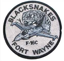 F-16C Blacksnakes - Military Patches and Pins