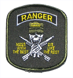 Ranger/Mess With The Best - Military Patches and Pins