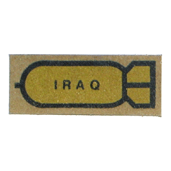 Iraq Leather Bomb - Military Patches and Pins