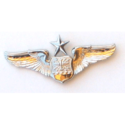 Sr. Navigator Wing w/2 clutches - Military Patches and Pins
