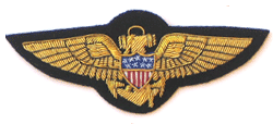 USN Aviator Bullion Patch - Military Patches and Pins