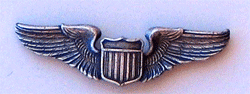 USAF Basic Pilot Wing (2") 2 clutches - Military Patches and Pins