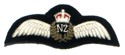 Royal New Zealand AF Wing WWII - Military Patches and Pins