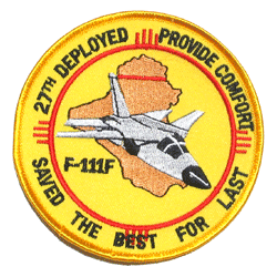F-111F - 27th Deployed - Military Patches and Pins