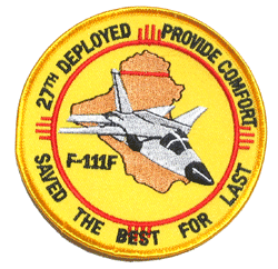 F-111F - 27th Deployed - Military Patches and Pins