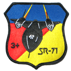 3+SR-71 (4 1/4") - Military Patches and Pins