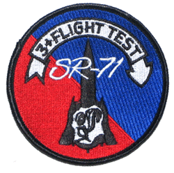 SR-71 3+Flight Test - Military Patches and Pins