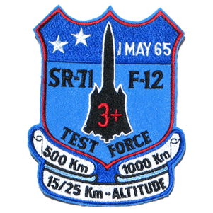 SR-71 Test Force - Military Patches and Pins