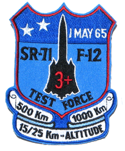 SR-71 Test Force - Military Patches and Pins