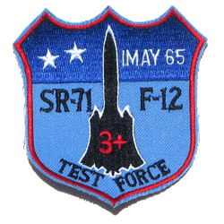 SR-71 Test Force - Cap Size - Military Patches and Pins