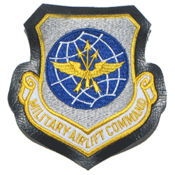 Military Airlift Command w/Leather Edge - Military Patches and Pins