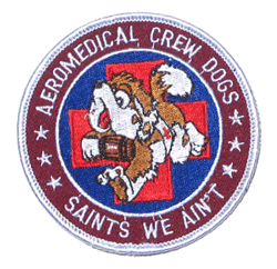 Aeromedical Crew Dogs - Military Patches and Pins