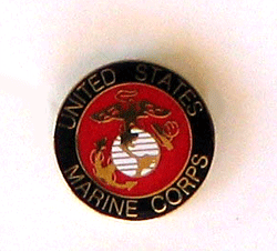 USMC Logo Pin w/1 clutch - Military Patches and Pins