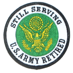 US Army Retired/Still Serving - Military Patches and Pins