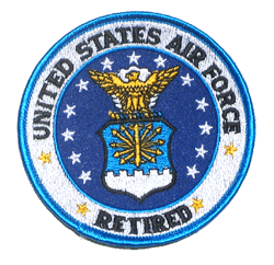 USAF Retired - Military Patches and Pins